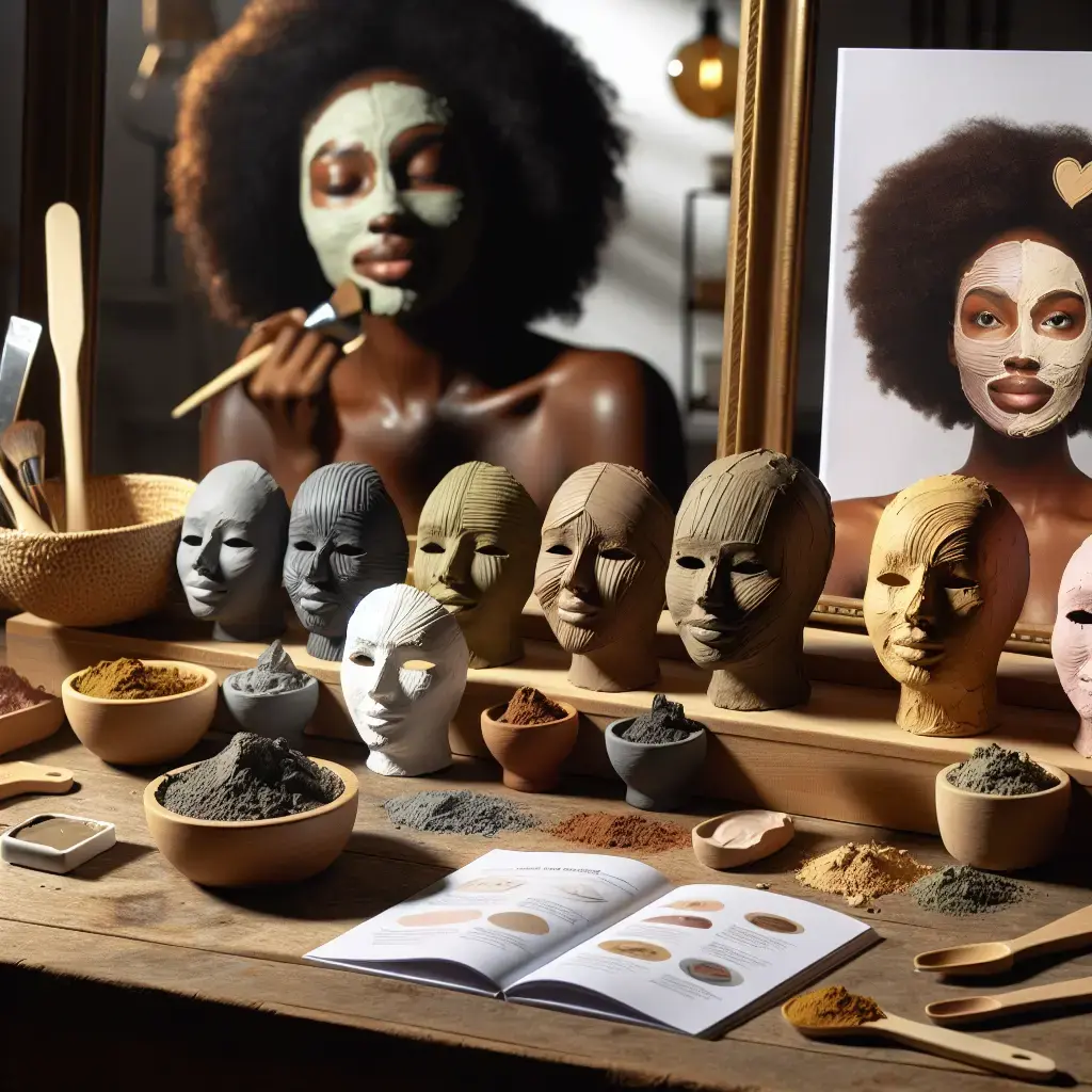 Representation of DIY Natural Clay Masks for Clear Skin