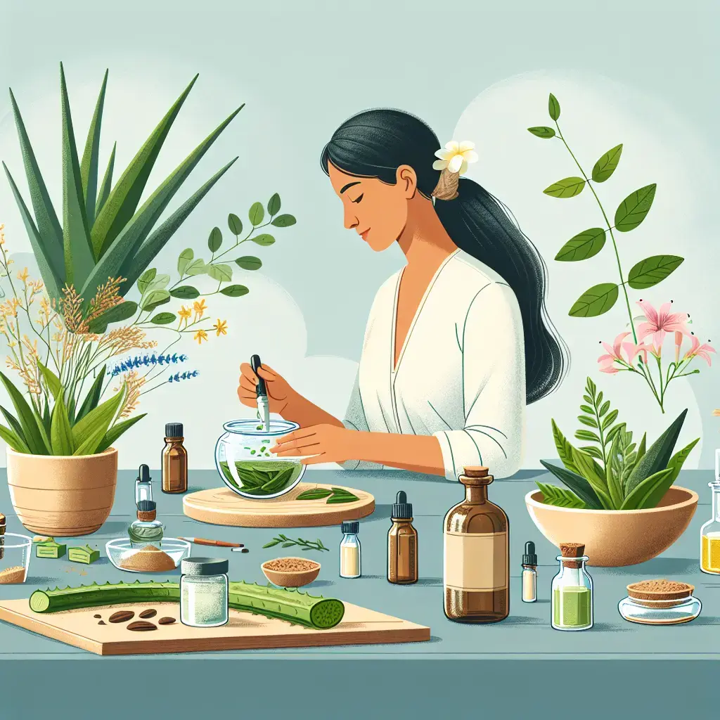 Representation of DIY Natural Toners for Balanced Skin