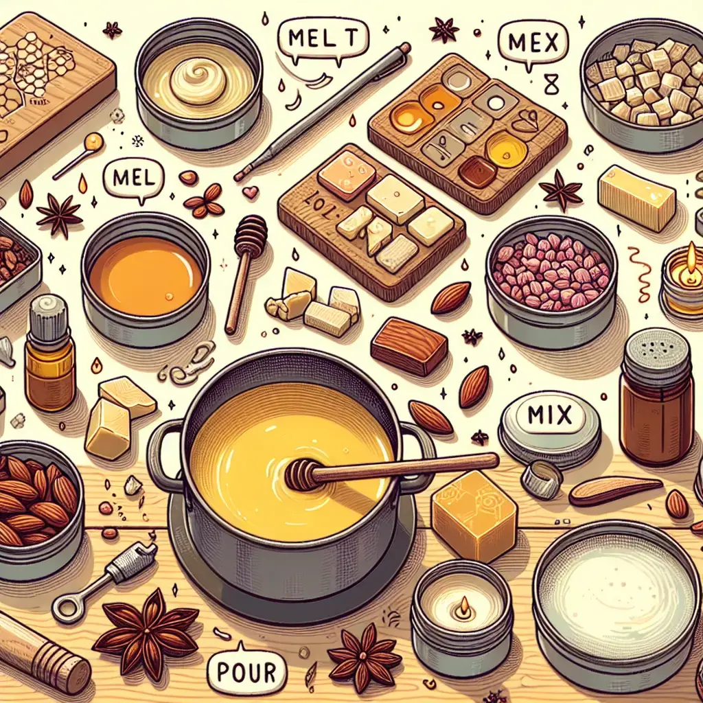 Representation of DIY Natural Lip Balm Recipe